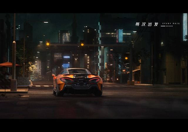 QQ飞车×迈凯伦合作CG